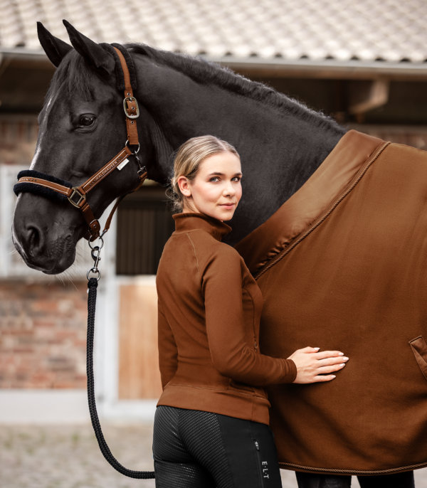 E.L.T Osaka fleece trui Kaneel - Afbeelding 5