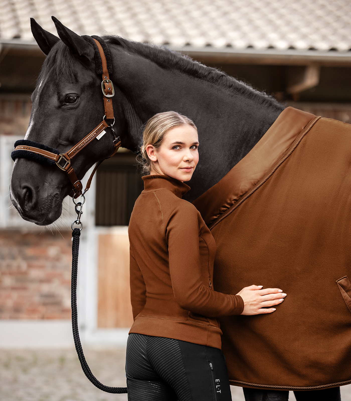 E.L.T Osaka fleece trui Kaneel - Afbeelding 5