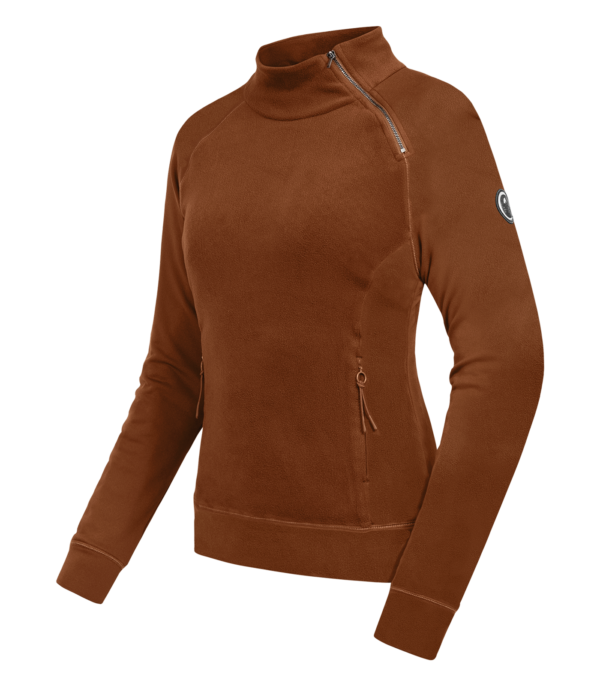 E.L.T Osaka fleece trui Kaneel - Afbeelding 4