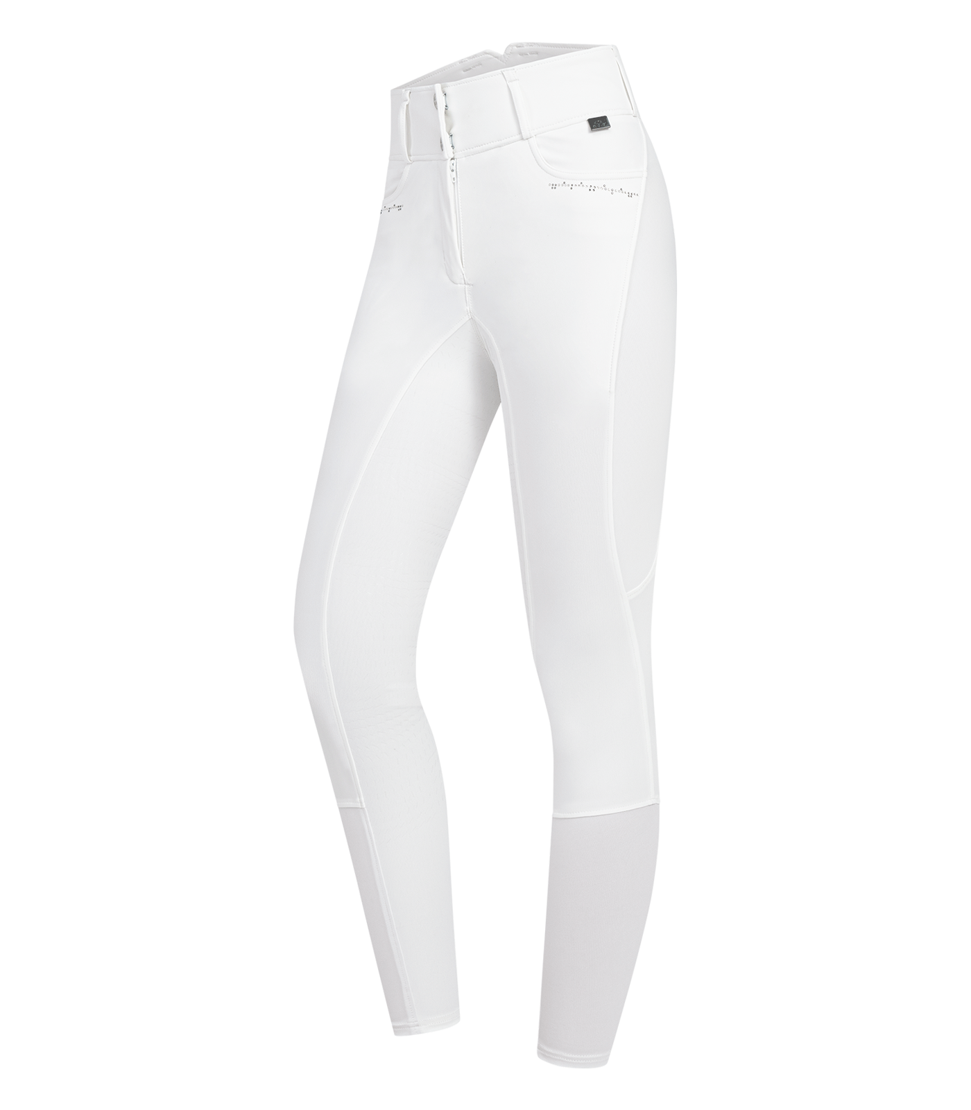 E.L.T. Mathilda Glam High Waist rijbroek full grip Wit
