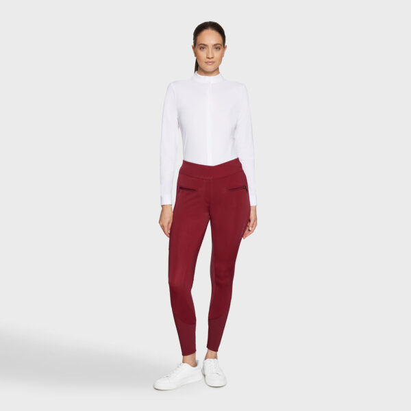 Samshield FW24 Alpha winter rijlegging Burgundy