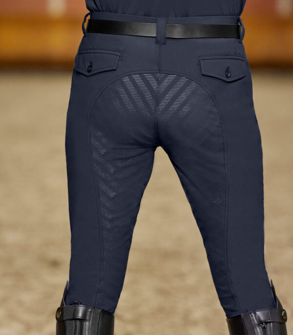 E.L.T. Heren rijbroek Marc Full Grip Navy - Afbeelding 5