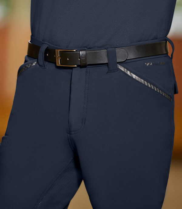 E.L.T. Heren rijbroek Marc Full Grip Navy