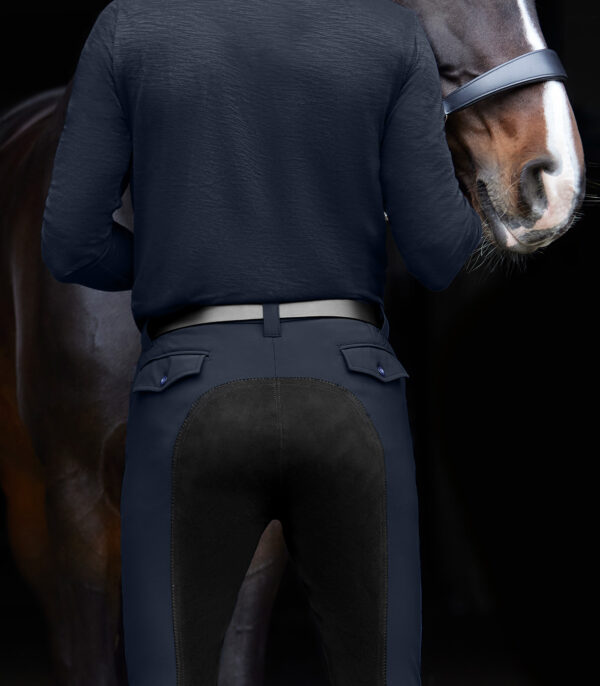 E.L.T. Heren rijbroek Matteo Classic Navy - Afbeelding 5