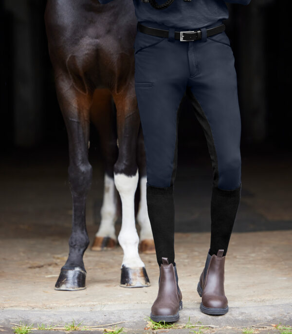 E.L.T. Heren rijbroek Matteo Classic Navy - Afbeelding 3