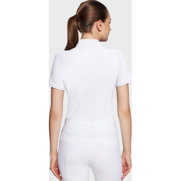 Samshield SS25 Polo Barbara White - Afbeelding 2