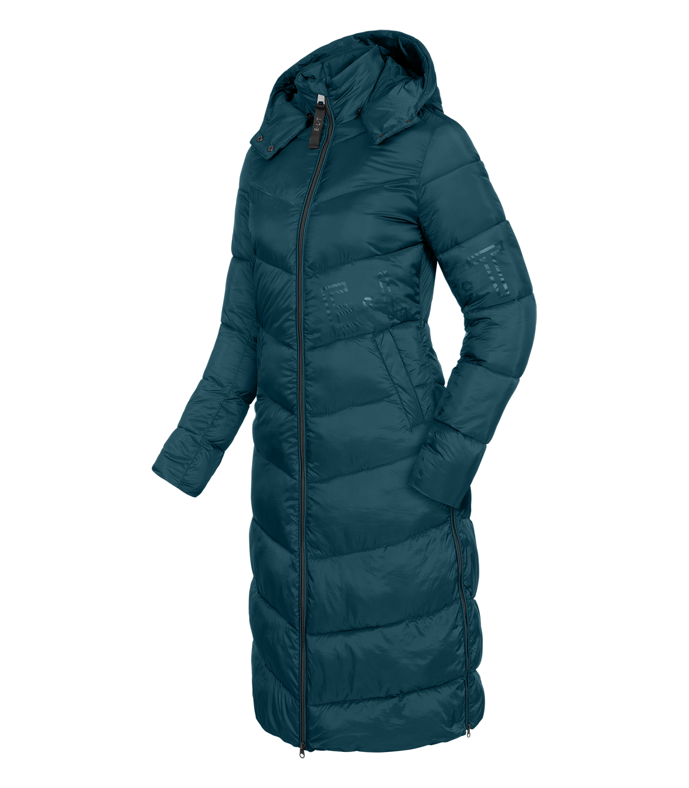 E.L.T Winterjas Oslo Petrol bleu