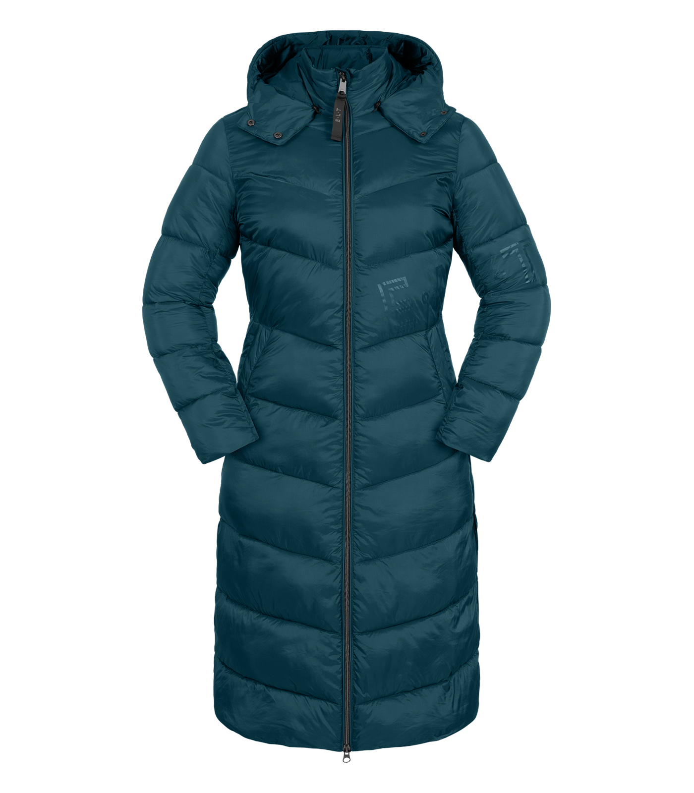 E.L.T Winterjas Oslo Petrol bleu - Afbeelding 2