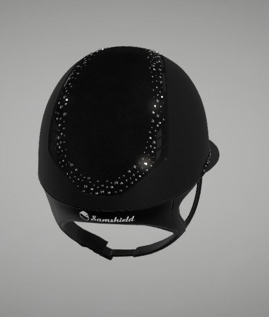 Samshield 2.0 Miss Shield cap Shadow matt Black Night Pearl schaal L