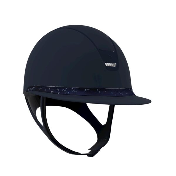 Samshield 2.0 Miss Shield Shadow matt Blue Crystal Leaf Frontailband schaal L